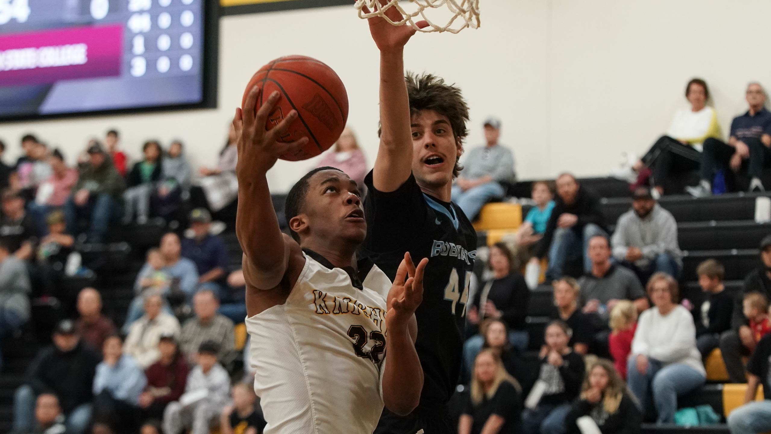 Knights cruise past Bobcats at home