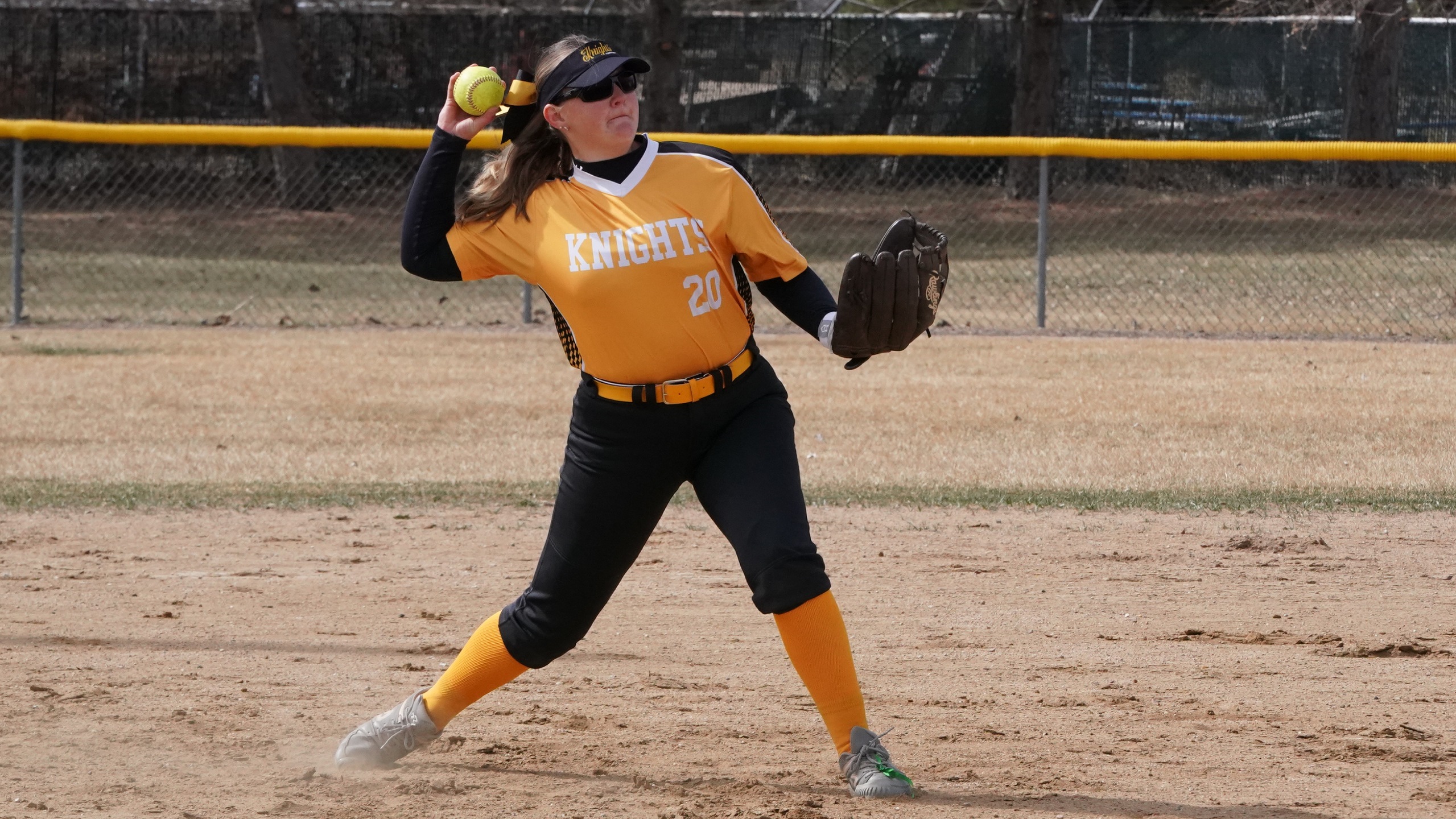 Knights come up short in doubleheader against Plainswomen