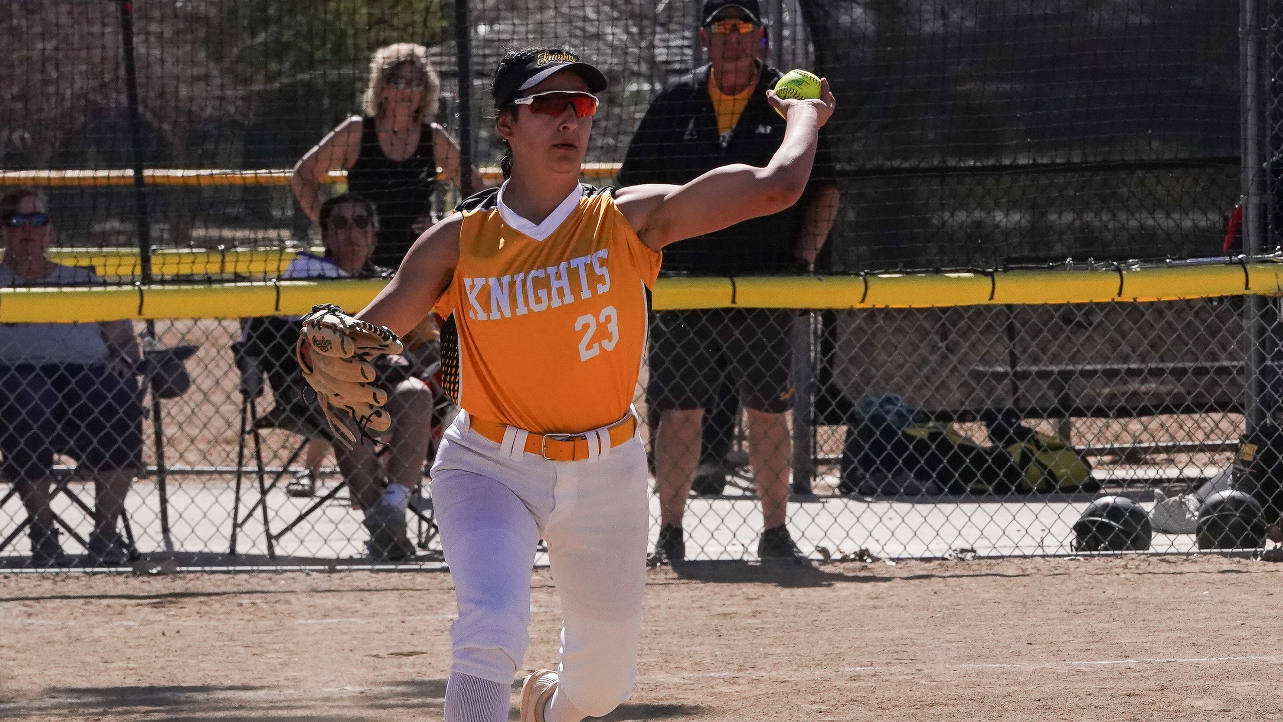 Knights drop doubleheader to Plainswomen